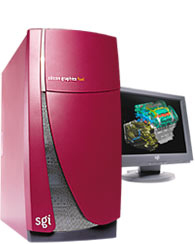 Photo of Silicon Graphics Fuel Visual Workstation with Silicon Graphics F180 flat panel display